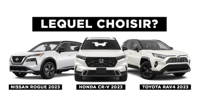 Nissan Rogue 2023 vs. Honda CR-V vs. Toyota RAV4, lequel choisir?