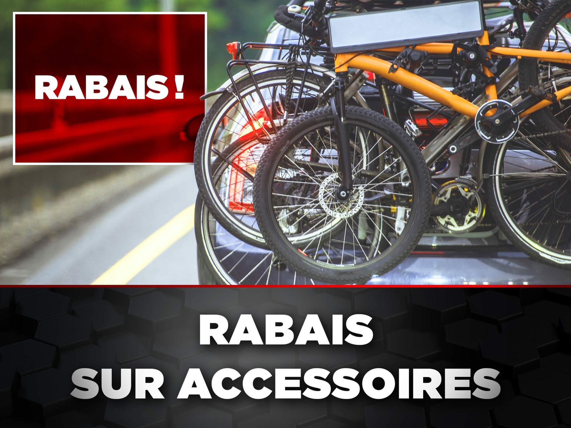 Rabais sur les accessoires de voiture