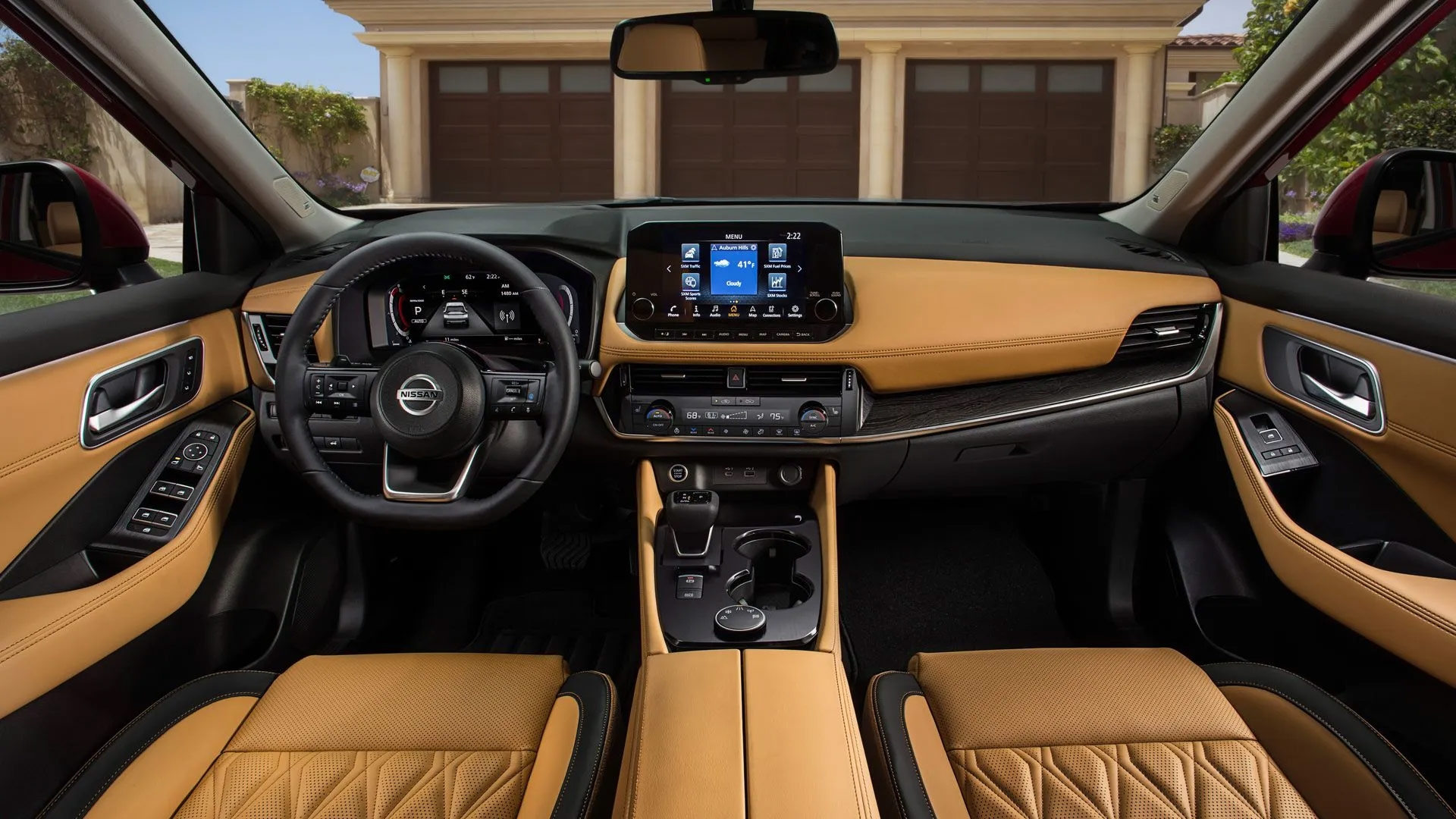 ARTICLE-NISSAN-ROGUE-VS-CRV-VS-RAV4-2023-rogue-interieur